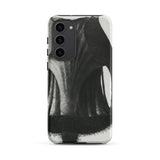 Geum Rivale (nodding Avens) - Karl Blossfeldt Samsung Case, Galaxy S23 Plus / Matte, Smartphone Black White Abstract Art Design Case