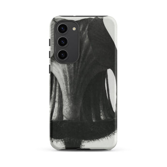 Geum Rivale (nodding Avens) - Karl Blossfeldt Samsung Case, Galaxy S23 Plus / Matte, Smartphone Black White Abstract Art Design Case