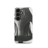Geum Rivale (nodding Avens) - Karl Blossfeldt Samsung Case, Galaxy S24 / Matte, Smartphone Case Black White Abstract Art Design