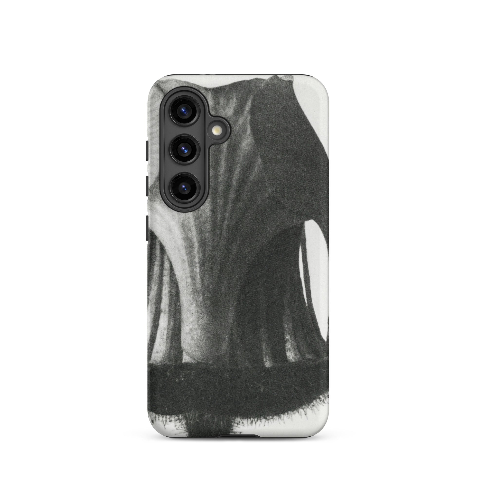 Geum Rivale (nodding Avens) Karl Blossfeldt Samsung Case, Galaxy S24 / Matte, Smartphone Case Black White Abstract Art Design