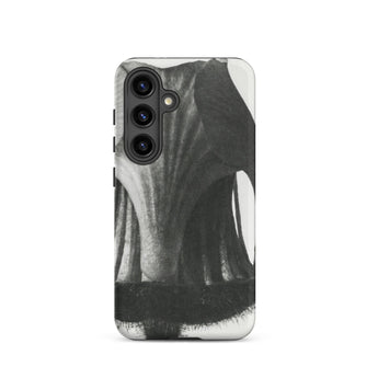 Geum Rivale (nodding Avens) - Karl Blossfeldt Samsung Case, Galaxy S24 / Matte, Smartphone Case Black White Abstract Art Design