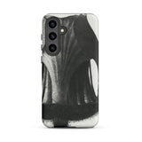 Geum Rivale (nodding Avens) - Karl Blossfeldt Samsung Case, Galaxy S24 Plus / Matte, Black White Abstract Art Print Phone Case Matte