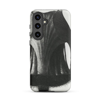 Geum Rivale (nodding Avens) - Karl Blossfeldt Samsung Case, Galaxy S24 Plus / Matte, Black White Abstract Art Print Phone Case Matte