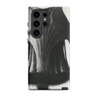 Geum Rivale (nodding Avens) - Karl Blossfeldt Samsung Case, Galaxy S24 Ultra / Matte, Black White Abstract Art Print Smartphone Case