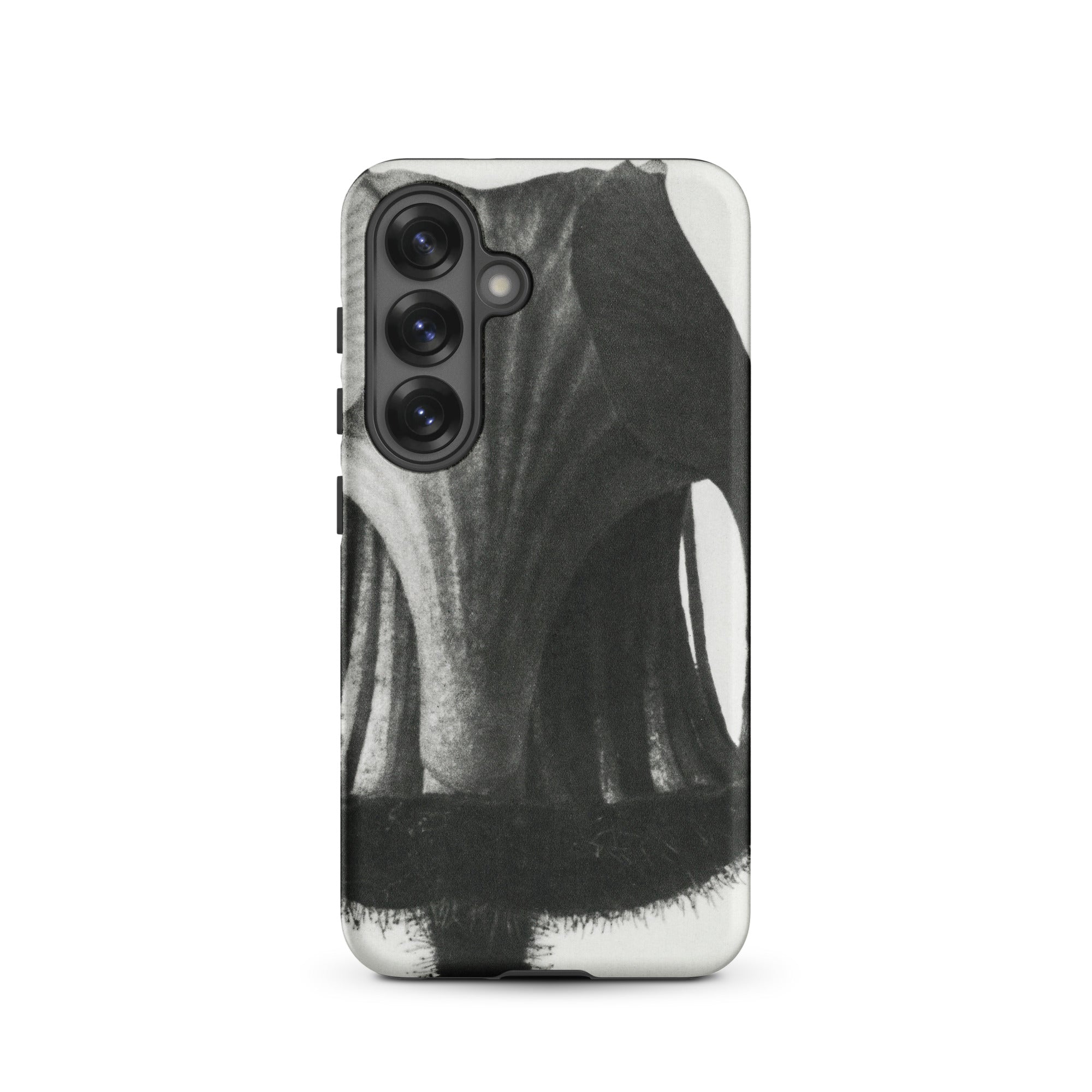 Geum Rivale (nodding Avens) Karl Blossfeldt Samsung Case, Galaxy S25 / Matte, Black White Abstract Art Print Phone Case
