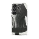 Geum Rivale (nodding Avens) Karl Blossfeldt Samsung Case, Galaxy S25 Plus / Matte, Smartphone Black and White Abstract Art Design