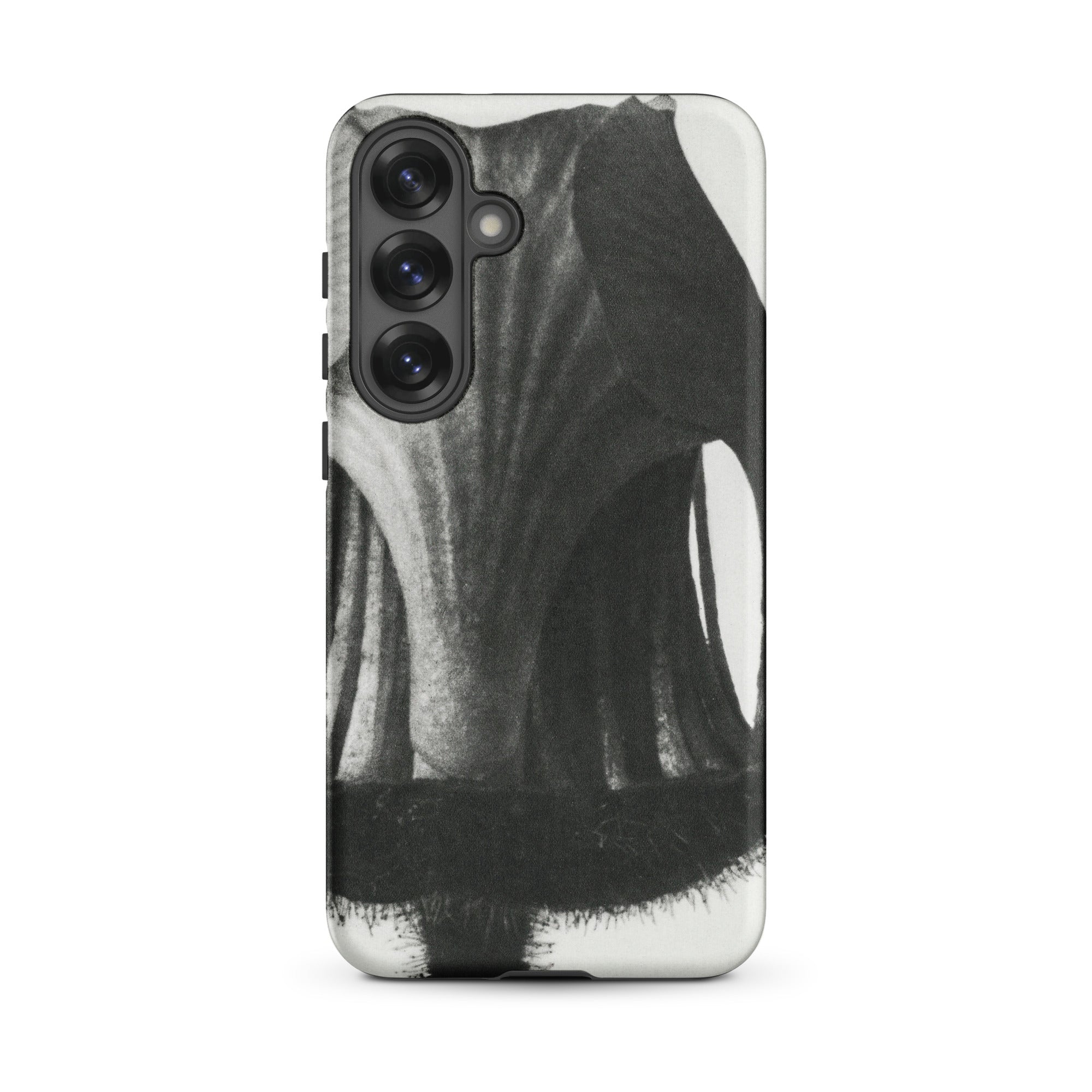 Geum Rivale (nodding Avens) Karl Blossfeldt Samsung Case, Galaxy S25 Plus / Matte, Smartphone Black and White Abstract Art Design