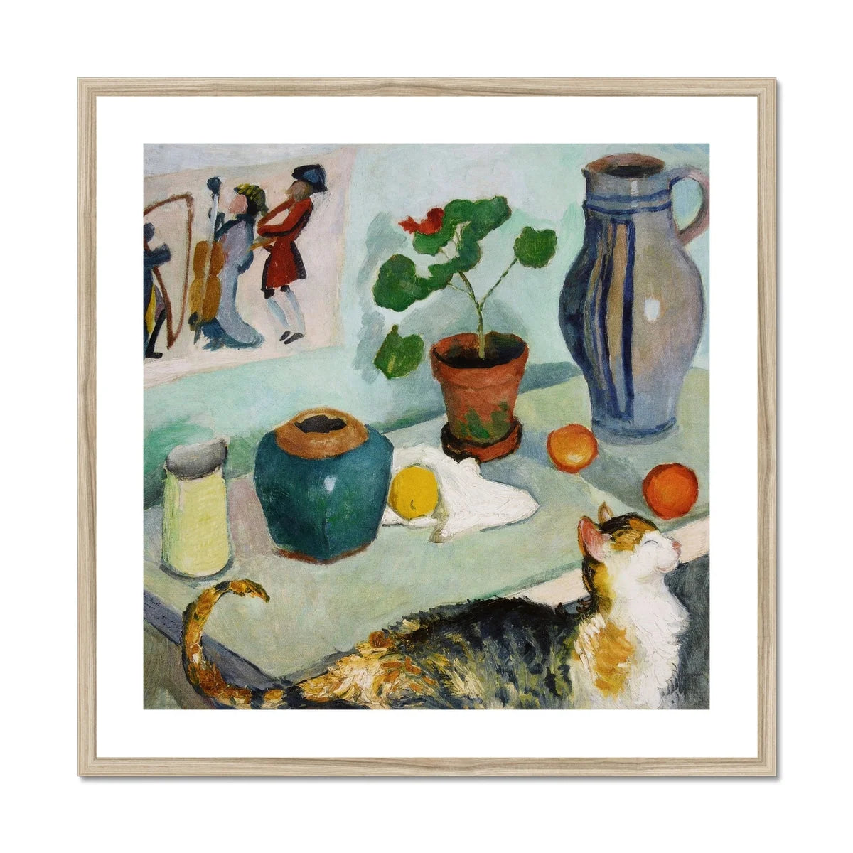 Ghost in the House Stalls - August Macke Art Print