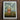 Framed Painting Young Girl Skull Mask Flower Monstrous Frida Kahlo, Death, Stormed Porcelain