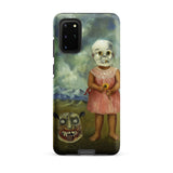 Girl with Death Mask - Frida Kahlo Phone Case, Samsung Galaxy S20 Plus / Matte, Mobile Cases, Toby Leon