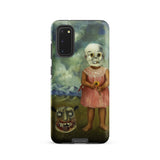 Girl with Death Mask - Frida Kahlo Samsung Case, Galaxy S20 / Matte, Smartphone Case Creepy Painting Child Skull Mask