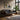 Black Leather Tufted Sofa Wooden Frame Kamisaka Sekka, Avant-garde Rinpa Flair, Meiji Art