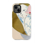 Girl in Fan - Kamisaka Sekka Rinpa Art Iphone Case 13 Mini / Matte Mobile Phone Cases