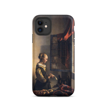 Girl Reading Letter - Johannes Vermeer Iphone Case, 11 / Matte, Phone Case Painting Woman Letter