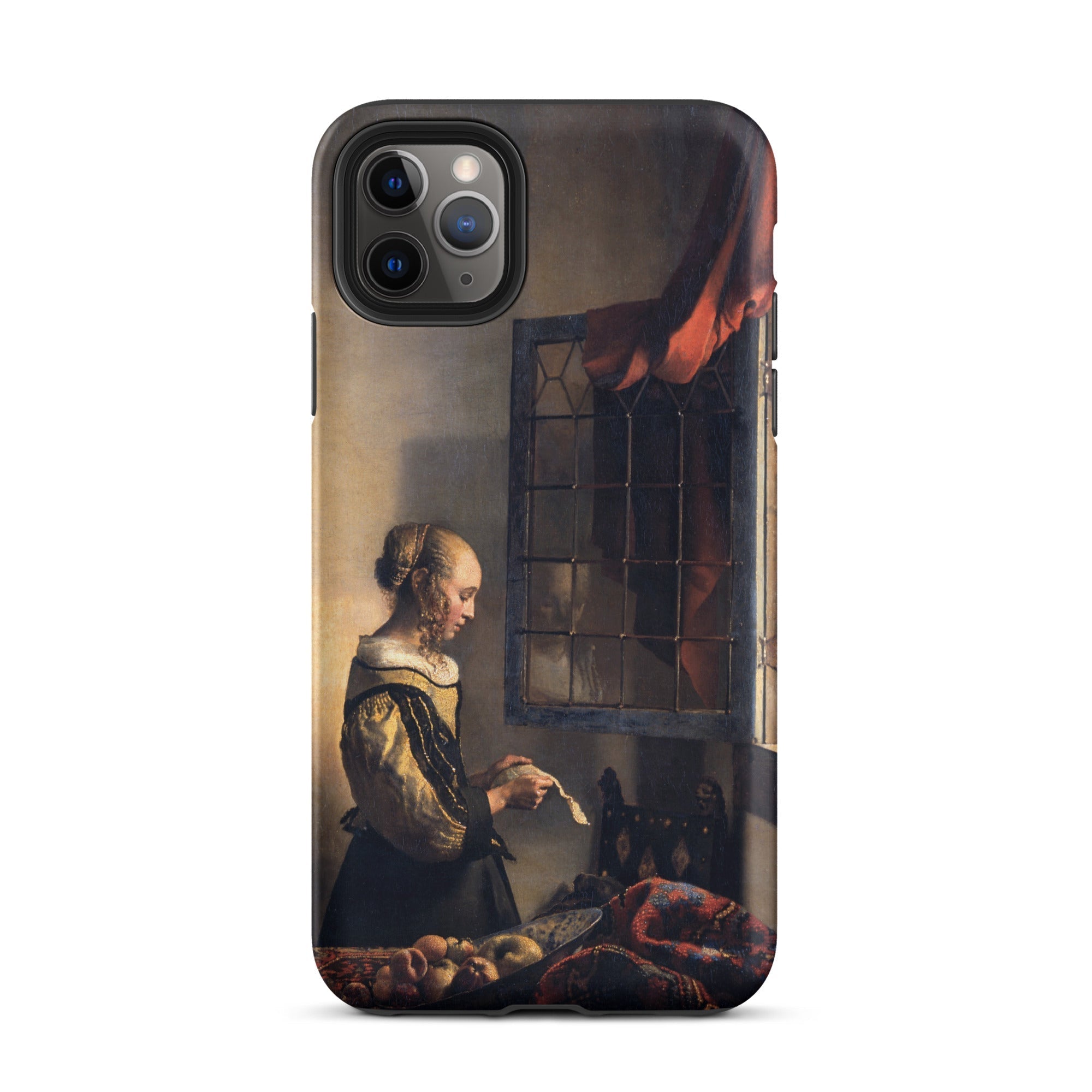 Girl Reading Letter - Johannes Vermeer Iphone Case, 11 Pro Max / Matte, Phone Case Painting
