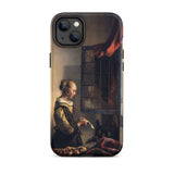 Girl Reading Letter - Johannes Vermeer Iphone Case, 14 Plus / Matte, Phone Case Painting