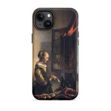 Girl Reading Letter - Johannes Vermeer Iphone Case, 15 Plus / Matte, Phone Case Painting