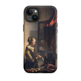 Girl Reading Letter - Johannes Vermeer Iphone Case, 15 Plus / Matte, Phone Case Painting