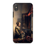 Girl Reading Letter - Johannes Vermeer Iphone Case, Xs / Matte, Phone Case Painting