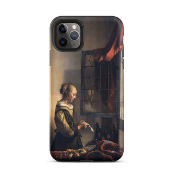 Girl Reading Letter - Johannes Vermeer Phone Case Iphone 11 Pro Max / Matte Phone Case Painting Johannes Vermeer Iphone Case, Girl Reading