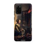 Girl Reading Letter - Johannes Vermeer Phone Case Samsung Galaxy S20 Plus / Matte Black Phone Case Detailed Reproduction Vermeer’s Girl