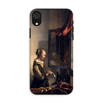 Girl Reading Letter - Johannes Vermeer Phone Case Iphone Xr / Matte Phone Case Painting Johannes Vermeer Iphone Case, Girl Reading Letter,
