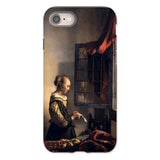 Girl Reading Letter - Johannes Vermeer Phone Case Iphone 8 / Matte Phone Case Vermeer Painting Johannes Iphone Case, Girl Reading Letter,