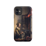Girl Reading Letter - Johannes Vermeer Phone Case Iphone 11 / Matte Phone Case Painting Woman Letter Johannes Vermeer Iphone Case, Girl