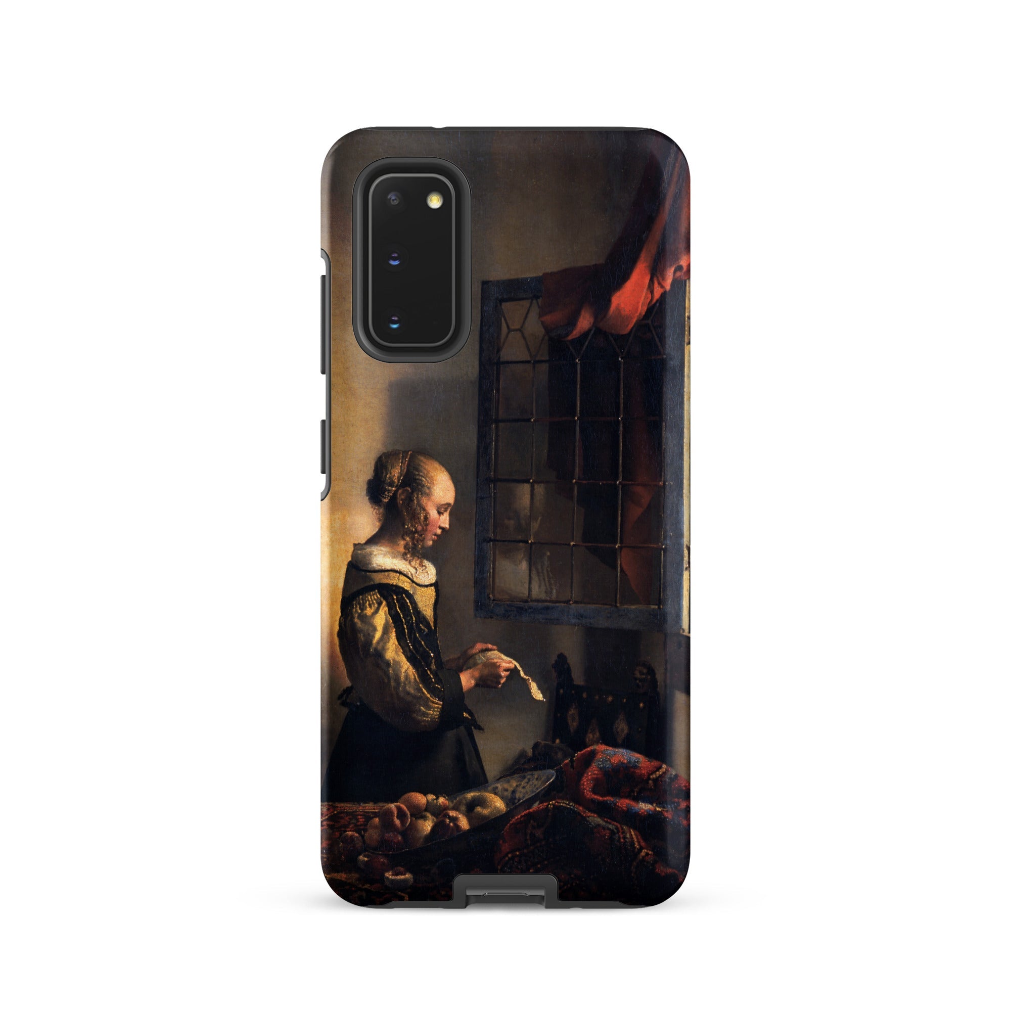 Girl Reading Letter Johannes Vermeer Samsung Case, Galaxy S20 / Matte, Smartphone Case Classical Painting
