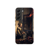 Girl Reading Letter - Johannes Vermeer Samsung Case, Galaxy S22 / Matte, Smartphone Case Classical Painting