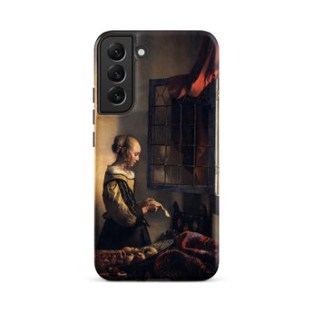 Girl Reading Letter - Johannes Vermeer Samsung Case, Galaxy S22 Plus / Matte, Smartphone Case Classical Painting