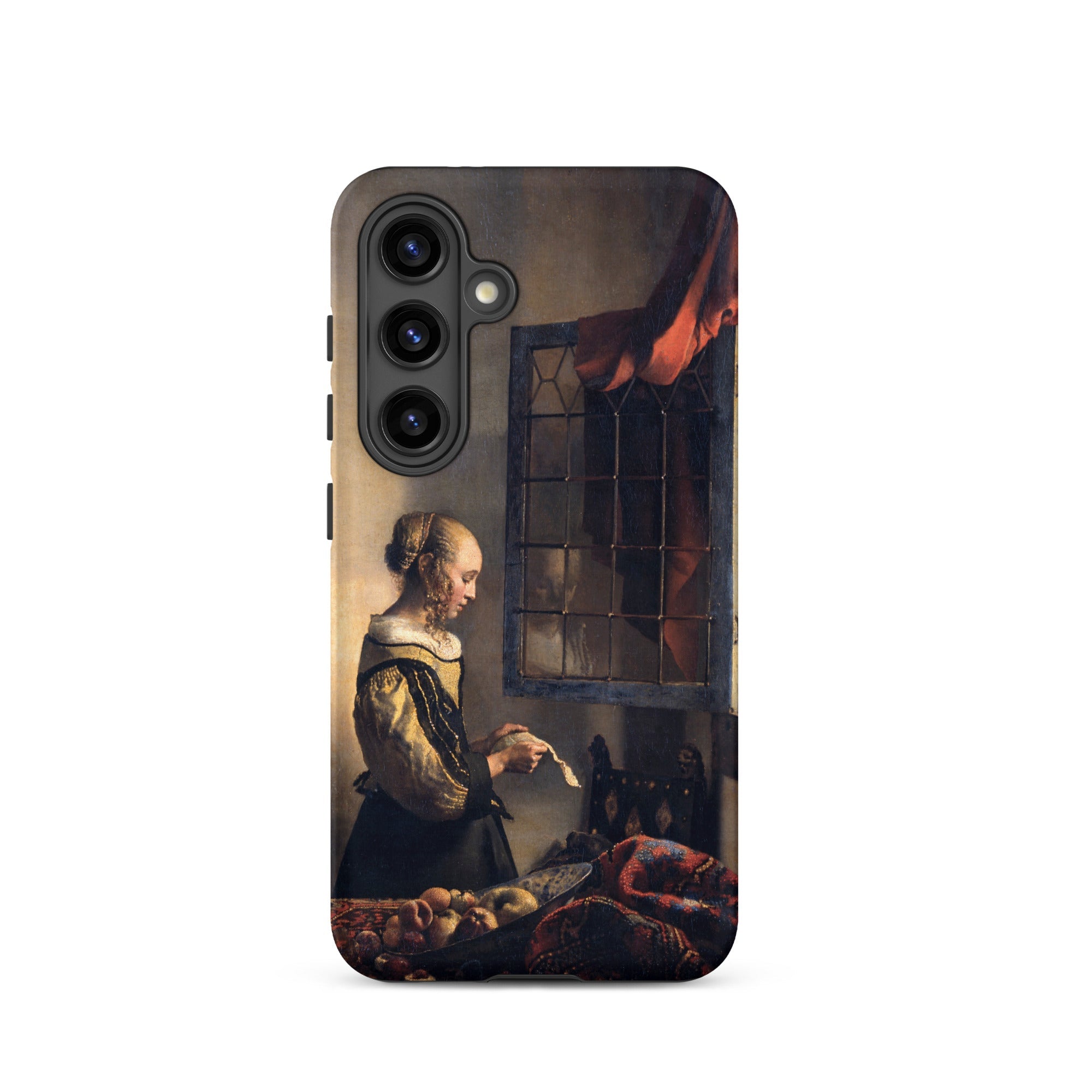 Girl Reading Letter Johannes Vermeer Samsung Case, Galaxy S24 / Matte, Smartphone Case Classical Painting