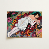 Girl in White Chemise - Ernst Ludwig Kirchner Art Print / Canvas, 16x12’’ / 41x31cm / Unframed / no Border, Posters Prints & Visual