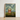 Framed Painting Child Skull Face Glasses Pink Dress Frida Kahlo, Death Mask, Stormed Porcelain