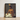 Framed Portrait Muscular Man Dark Hair Mustache Depicted Moonlit Desire Beckons, Gay Indian Neoclassical, Art