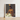 White-framed Portrait Muscular Man Dark Hair Beard Draped Moonlit Desire Beckons, Gay Indian Neoclassical, Art