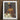 White-framed Portrait Muscular Man Dark Curly Hair Mustache Moonlit Desire Beckons, Gay Indian Neoclassical, Art