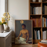 Gold Star - Gay Indian Neoclassical Art Print, Posters Prints & Visual Artwork, Toby Leon