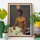 Gold Star - Gay Indian Neoclassical Art Print Posters Prints & Visual Artwork