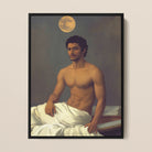 Gold Star - Gay Indian Neoclassical Framed Canvas