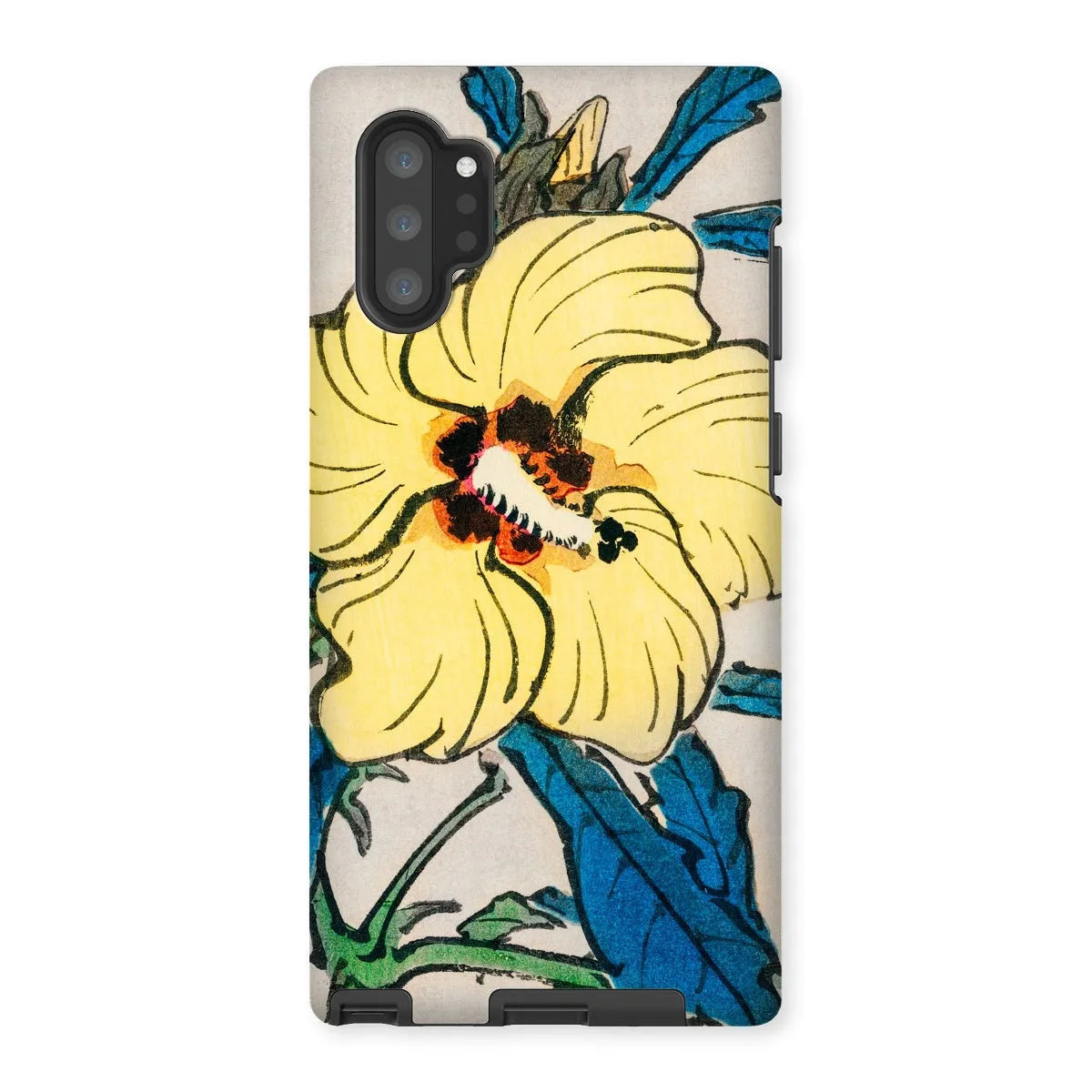 Golden Hibiscus Aesthetic Floral Phone Case - Kōno Bairei - Samsung Galaxy Note 10p / Matte - Mobile Phone Cases