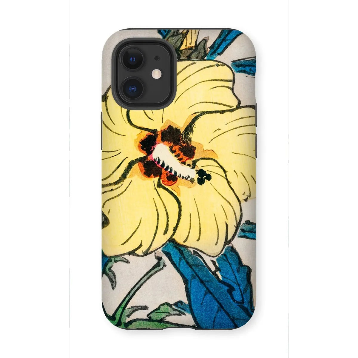 Golden Hibiscus Aesthetic Floral Phone Case - Kōno Bairei - Iphone 12 Mini / Matte - Mobile Phone Cases - Aesthetic Art