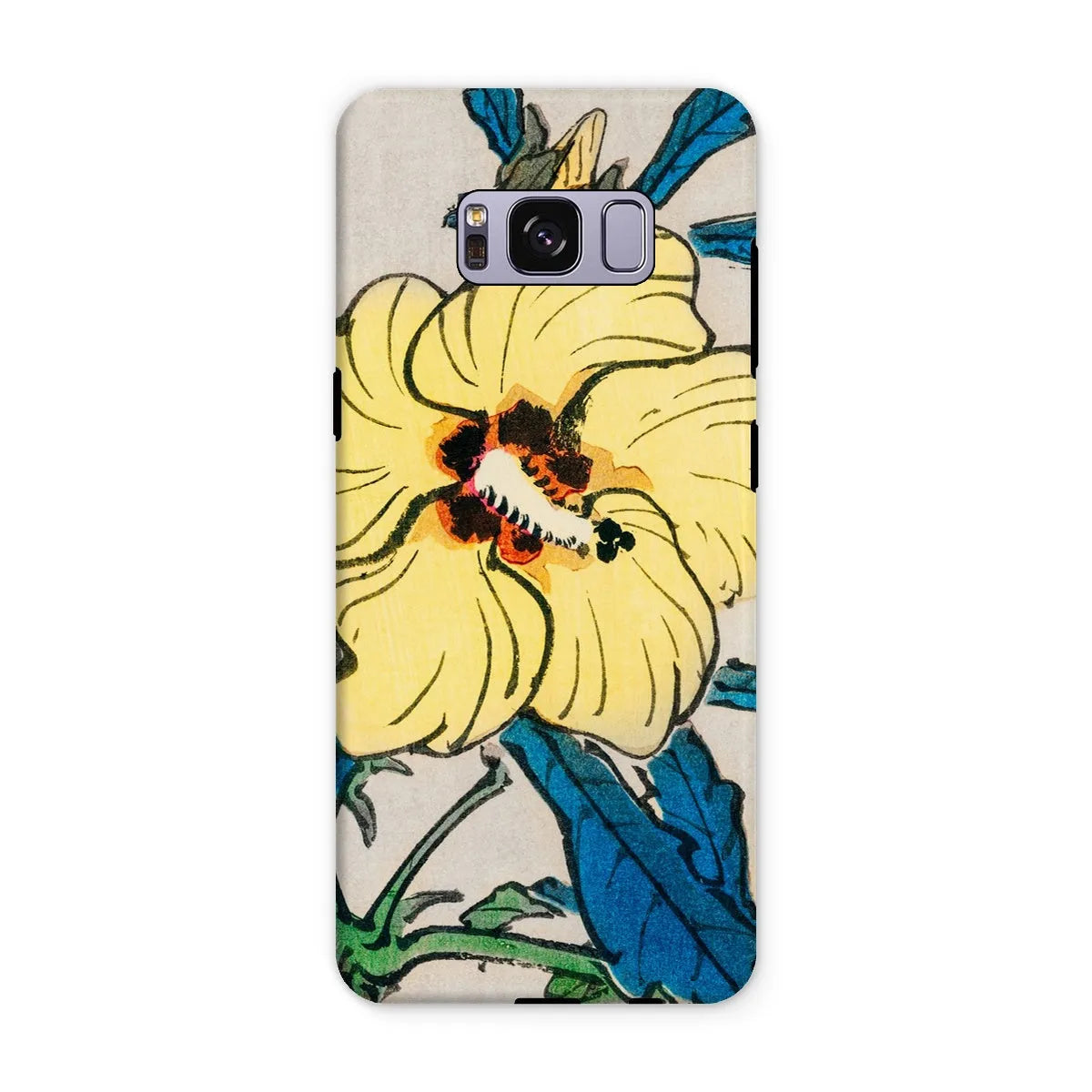 Golden Hibiscus Aesthetic Floral Phone Case - Kōno Bairei - Samsung Galaxy S8 Plus / Matte - Mobile Phone Cases