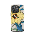 Golden Hibiscus Kōno Bairei Floral Iphone Case, 16 Pro / Matte, Floral Patterned Phone Case