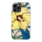 Golden Hibiscus - Kōno Bairei Floral Iphone Case 14 Pro / Matte Mobile Phone Cases