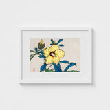 Golden Hibiscus - Kono Bairei Meiji Era Art Print / Canvas Kōno Bairei’s, Meiji-era Kacho-e Masterwork, Prints