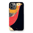 Golden Pheasant in the Snow - Ito Jakuchu Iphone Case, 11 Pro / Matte, Iphone Case Colorful Bird Design