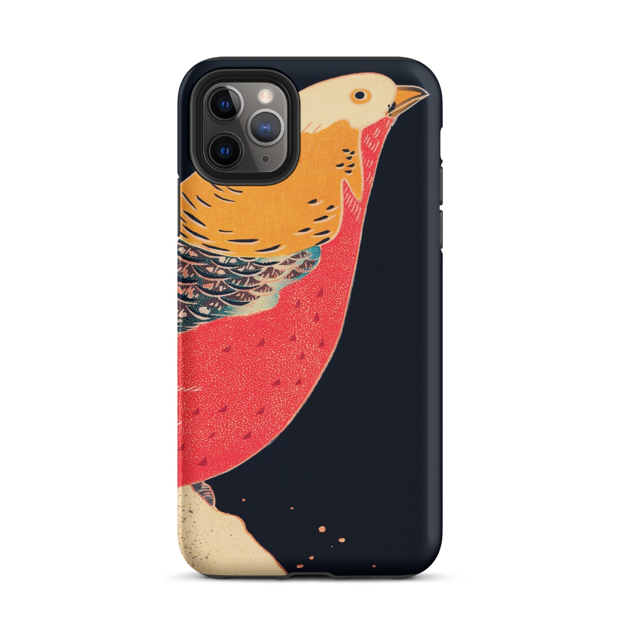 Golden Pheasant in the Snow Ito Jakuchu Iphone Case, 11 Pro Max / Matte, Bird Themed Phone Case