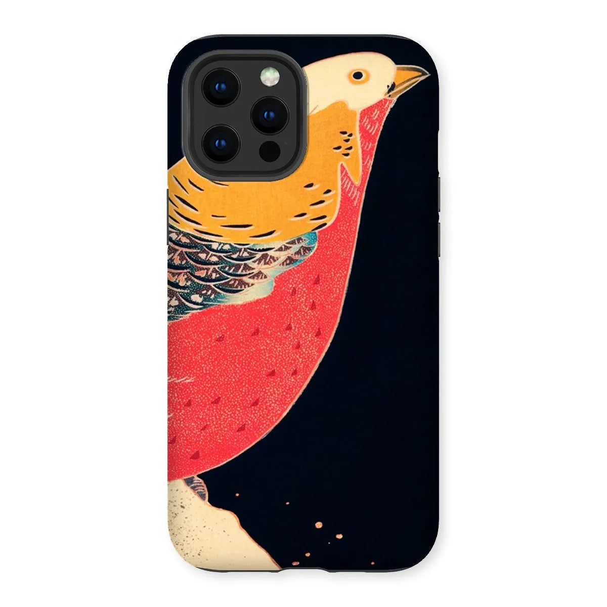 Golden Pheasant - Ukiyo - e Art Phone Case - Ito Jakuchu - Iphone 12 Pro Max / Matte - Mobile Phone Cases - Aesthetic