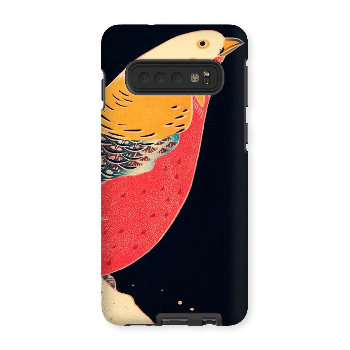 Golden Pheasant - Ukiyo-e Art Phone Case - Ito Jakuchu - Samsung Galaxy S10 / Matte - Mobile Phone Cases - Aesthetic Art